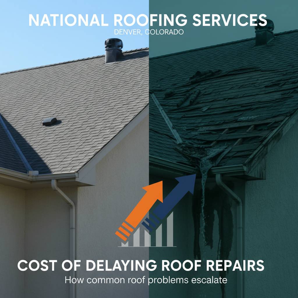 How common roof problems escalate
