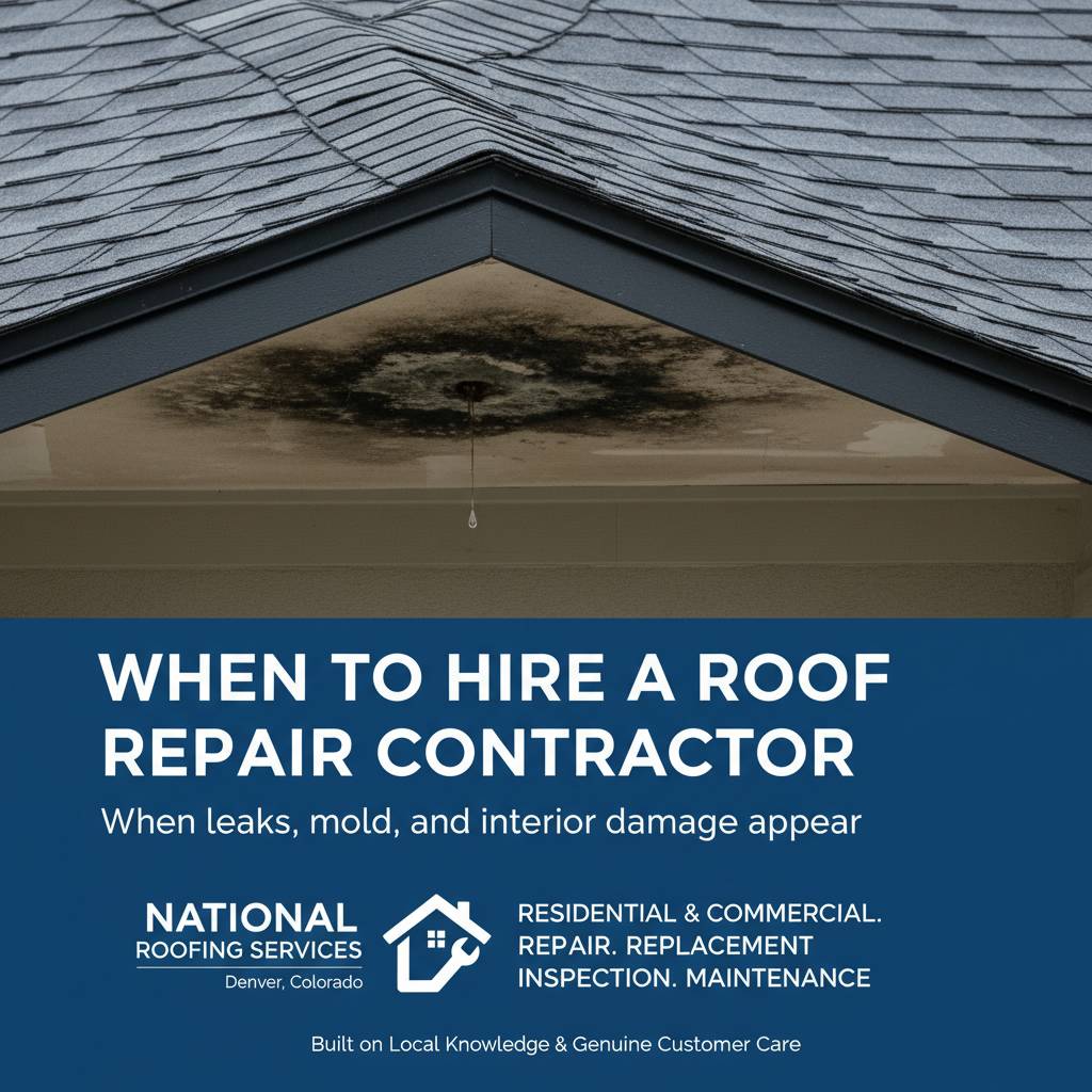 When leaks, mold, and interior damage appear