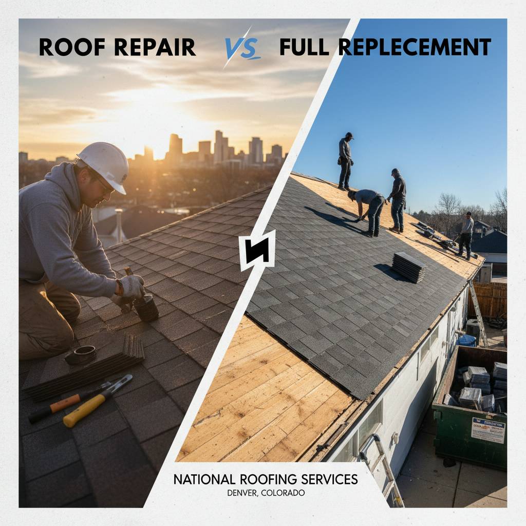 Roof Repair Vs Full Replacement Decision