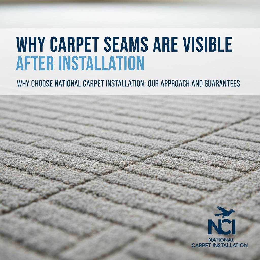 Why choose National Carpet Installation: Our approach and guarantees