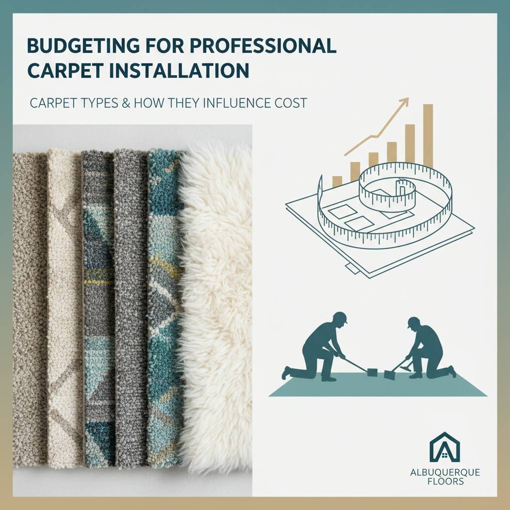Carpet types and how they influence budget
