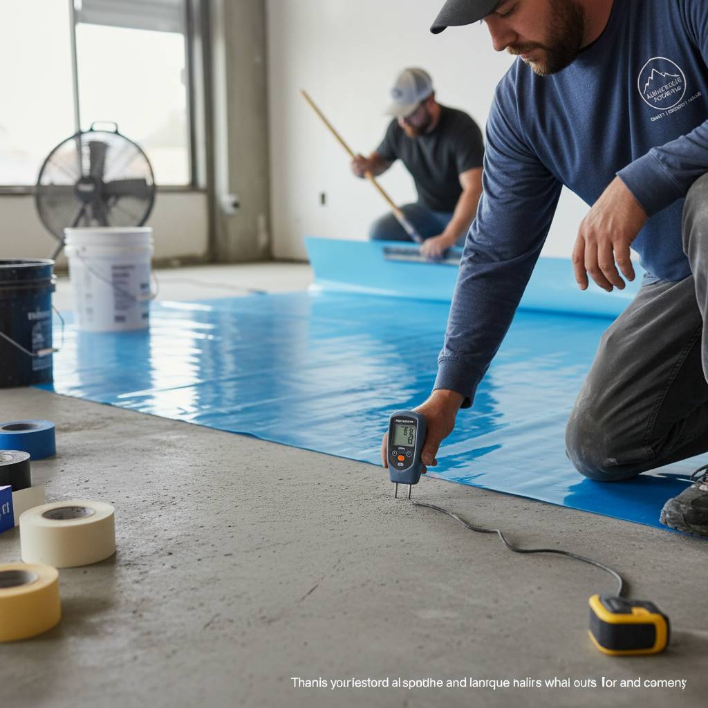 Moisture control: testing and mitigation